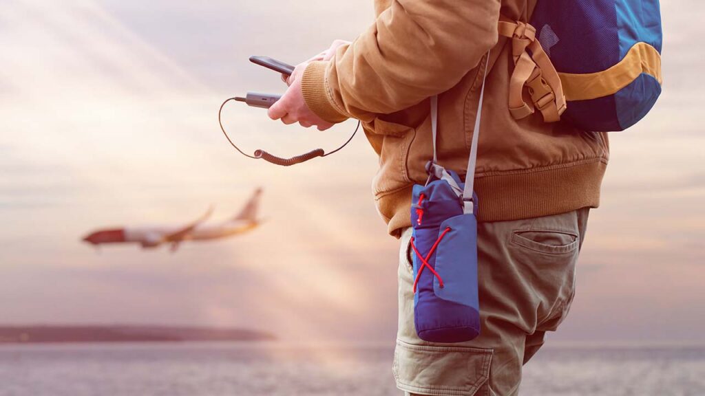 reglementation batterie externe dans un avion
