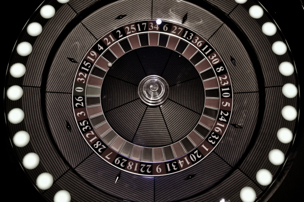 roulette noir et blanc