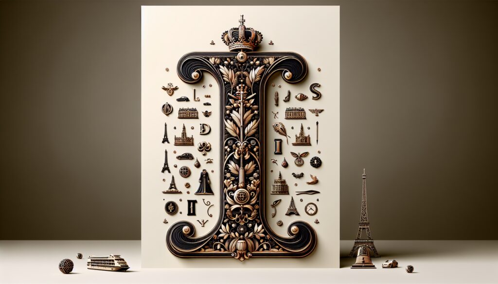 Logo élégant d'une Marque Française en I
