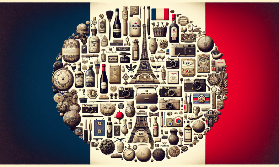 Marque française en Q - Collage vintage des 20 meilleures marques françaises commençant par la lettre Q.
