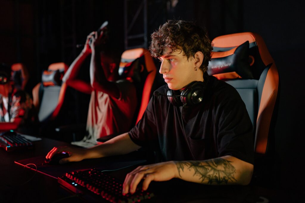 joueur gaming