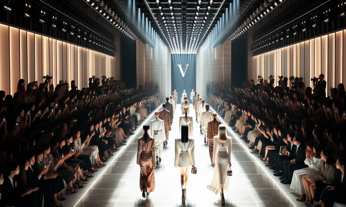 Montre-les la tendance mode V de Versace, Valentino, Vanessa Bruno capturée en défilé.