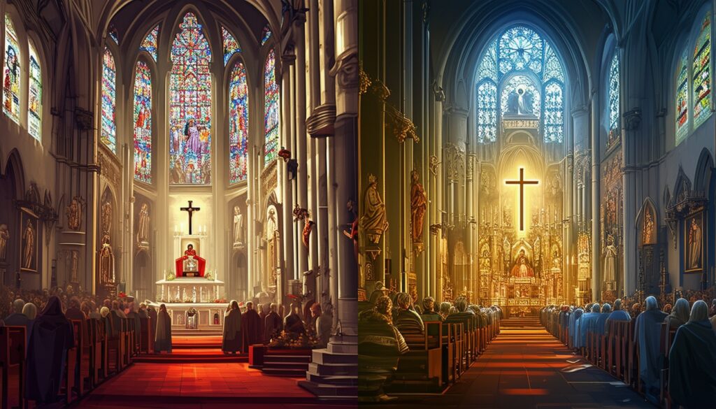 découvrez les similarités et divergences entre catholiques et chrétiens dans notre analyse approfondie. explorez les croyances, les pratiques et les valeurs qui unissent et distinguent ces deux branches du christianisme.