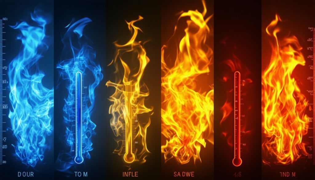 découvrez comment la température influence la couleur de la flamme. explorez les différents aspects chimiques et physiques qui déterminent les teintes des flammes, de l'orange flamboyant aux nuances bleuâtres, et comprenez les implications de ces variations dans divers contextes, de la combustion à l'art.