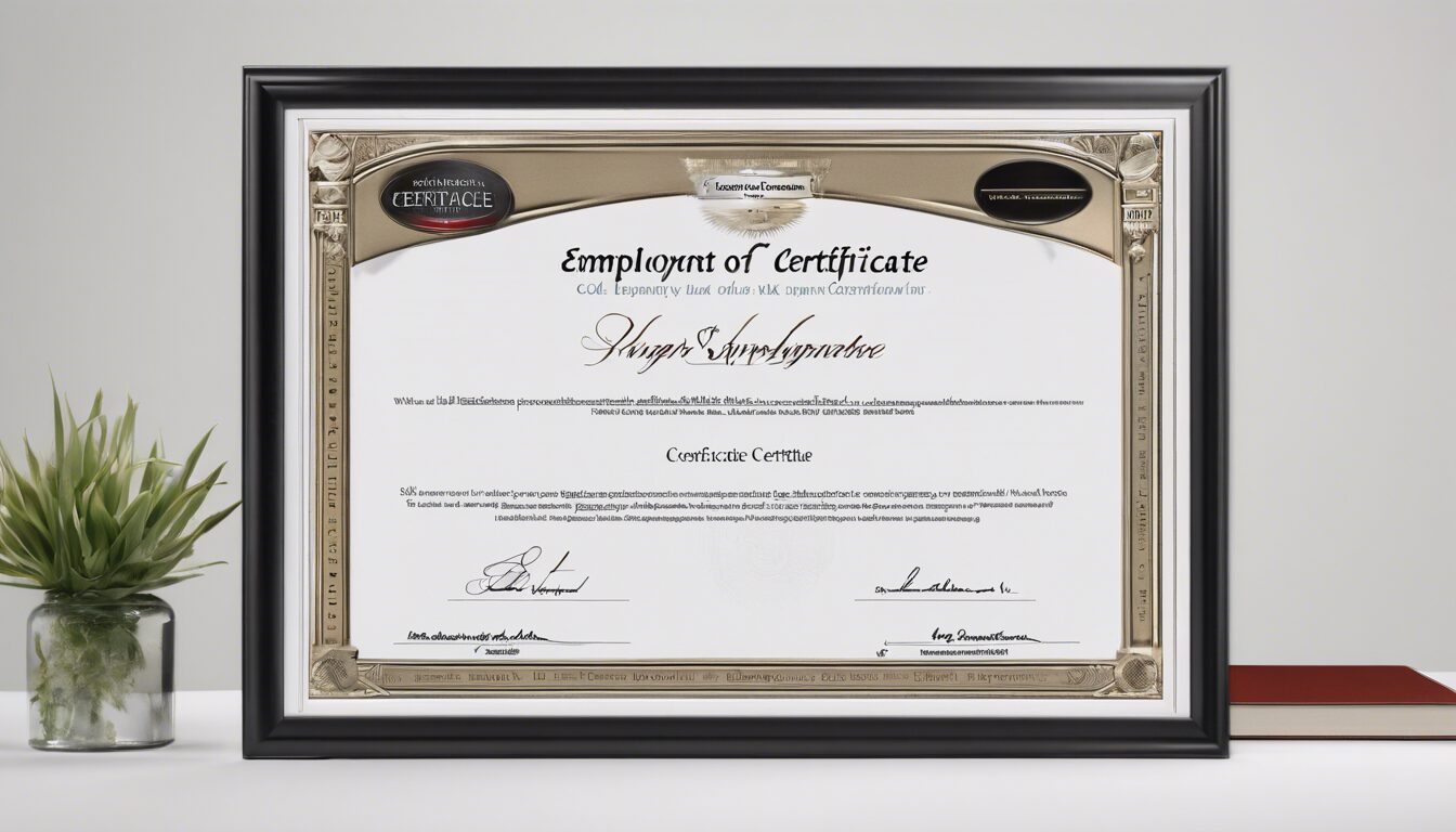 découvrez notre exemple de certificat de travail, un document essentiel pour attester de votre expérience professionnelle. idéal pour les employeurs et les employés, ce modèle vous guide dans la rédaction d'un certificat conforme aux exigences légales.