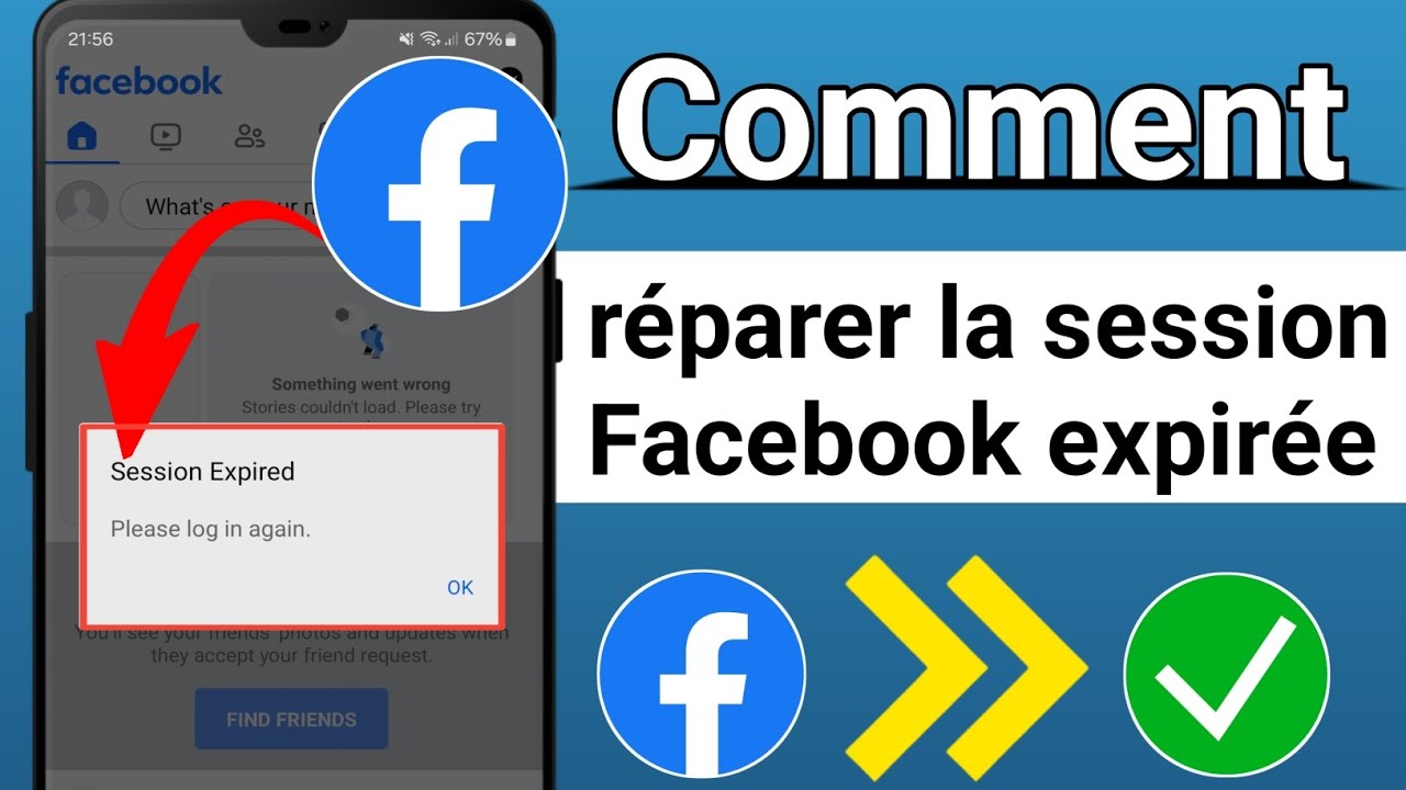 Session expirée Facebook