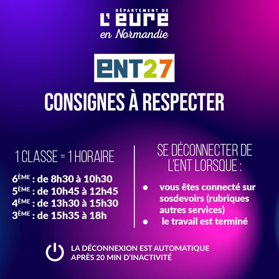 Connexion ENT Normandie