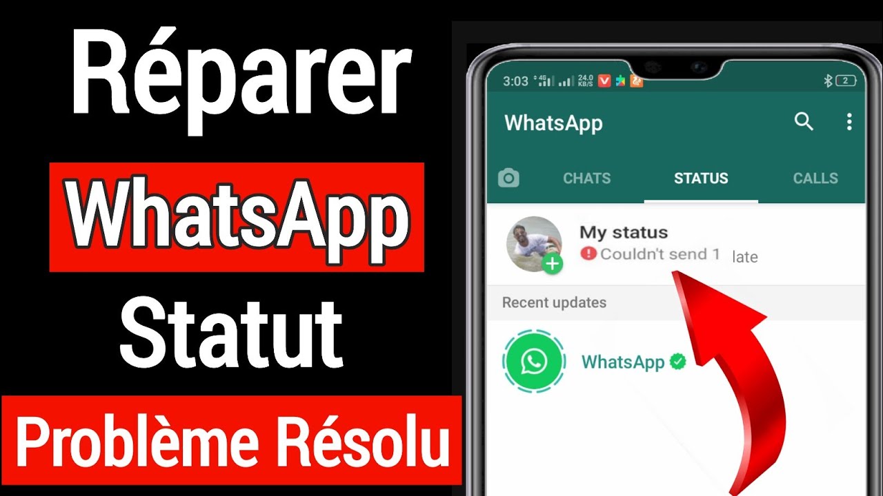 Image sur les problèmes liés aux statuts WhatsApp