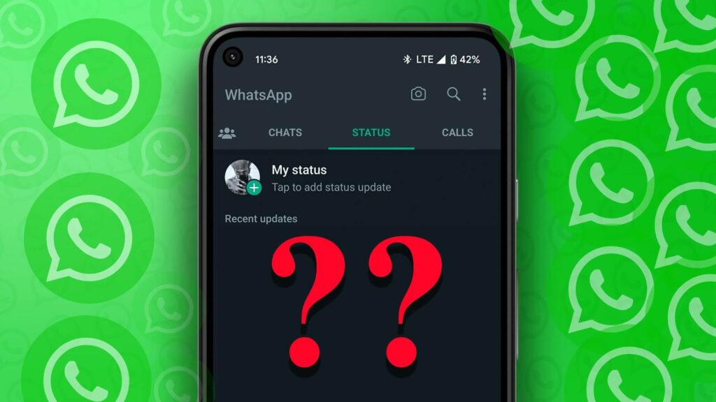 Solutions aux problèmes de statuts WhatsApp qui ne s'affichent pas avec illustration de l'application