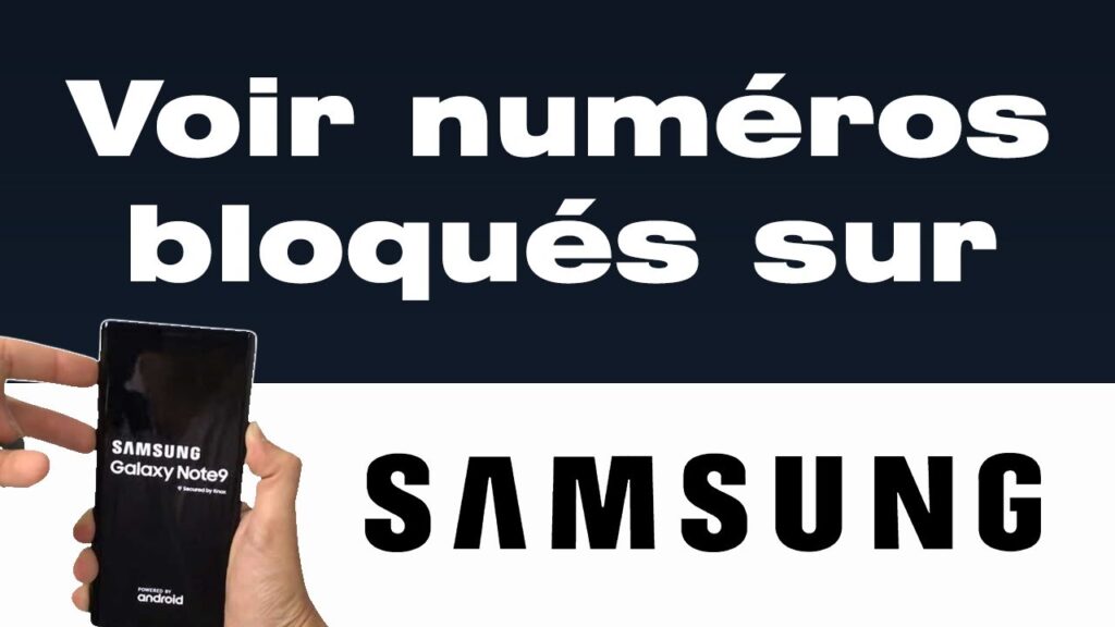 Capture d'écran montrant l'interface Samsung pour afficher les numéros bloqués, essentiel pour diagnostiquer si vous êtes bloqué.