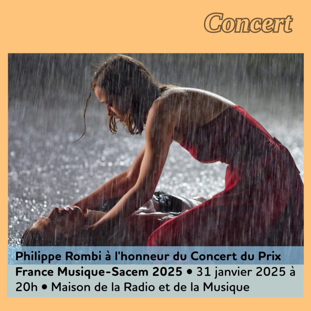Concert hommage à Philippe Rombi retransmis sur France Musique