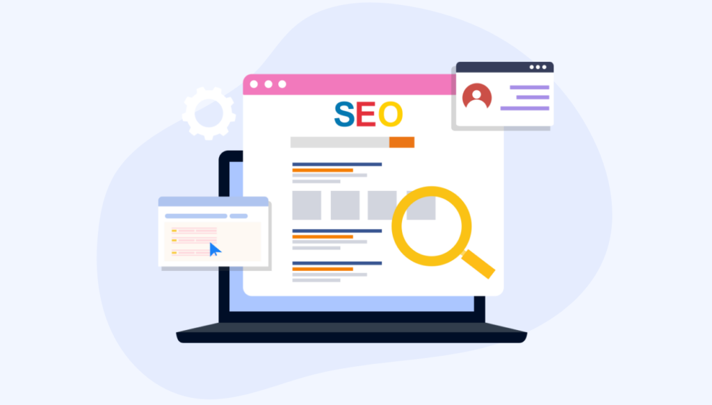 Analyse de l'optimisation SEO lors de la création d'un site web, illustrant l'expertise de Click-Internet.fr