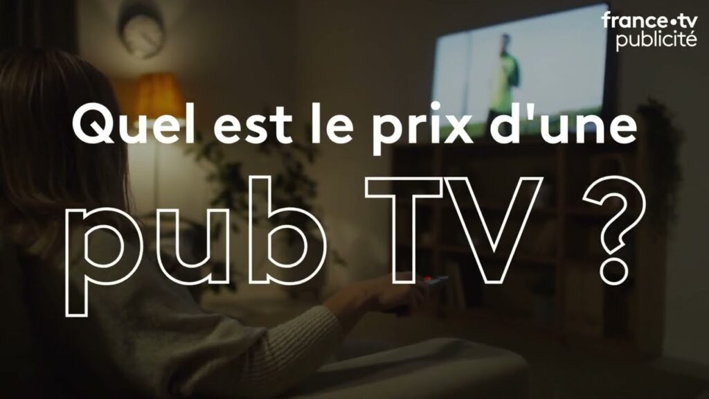 Écran de télévision illustrant une publicité diffusée sur une grande chaîne comme RAI 1