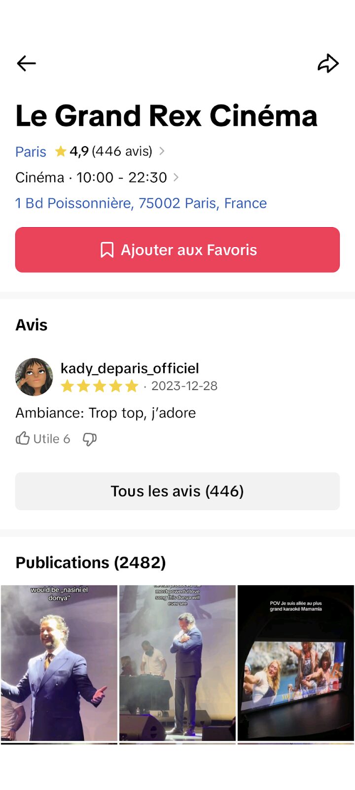 Avis clients TikTok SEO