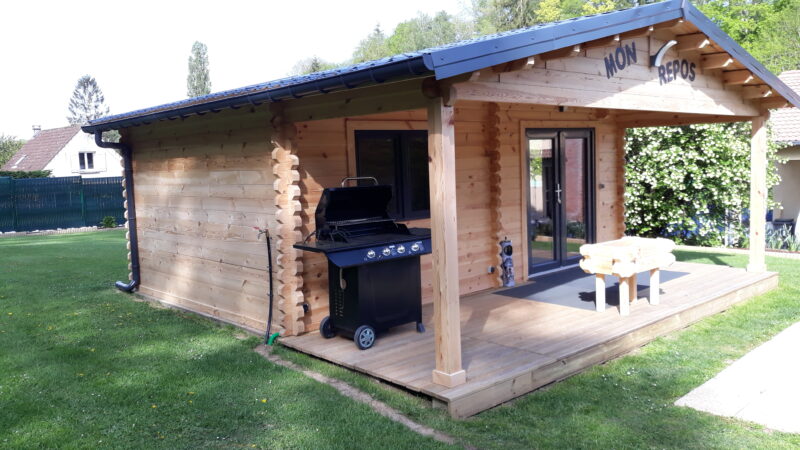 cabane de jardin en bois
