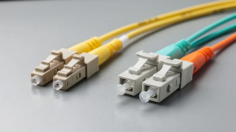 connecteurs fibre optique LC et SC
