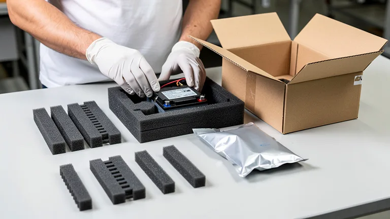 Emballage sécurisé d’une batterie lithium