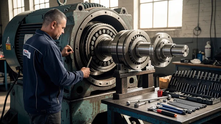 Maintenance d’un moteur industriel
